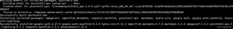 标签： python python-3. . Error failed building wheel for pointnet2 ops